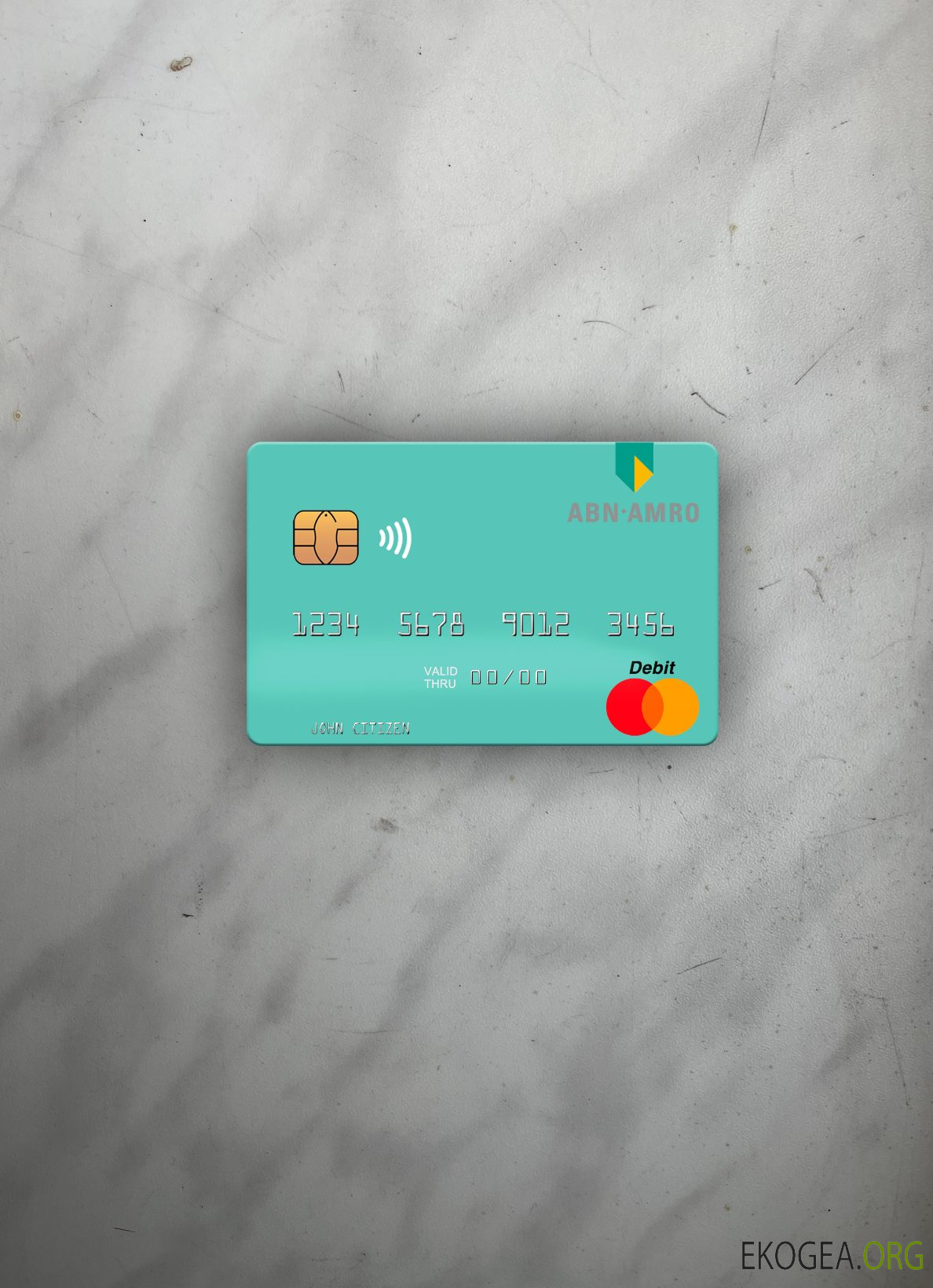 Pays , Bas ABN AMRO Bank mastercard photolook recto